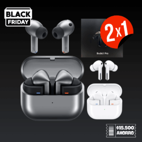 ¡2x1! Auriculares Bluetooth Buds 3 Pro