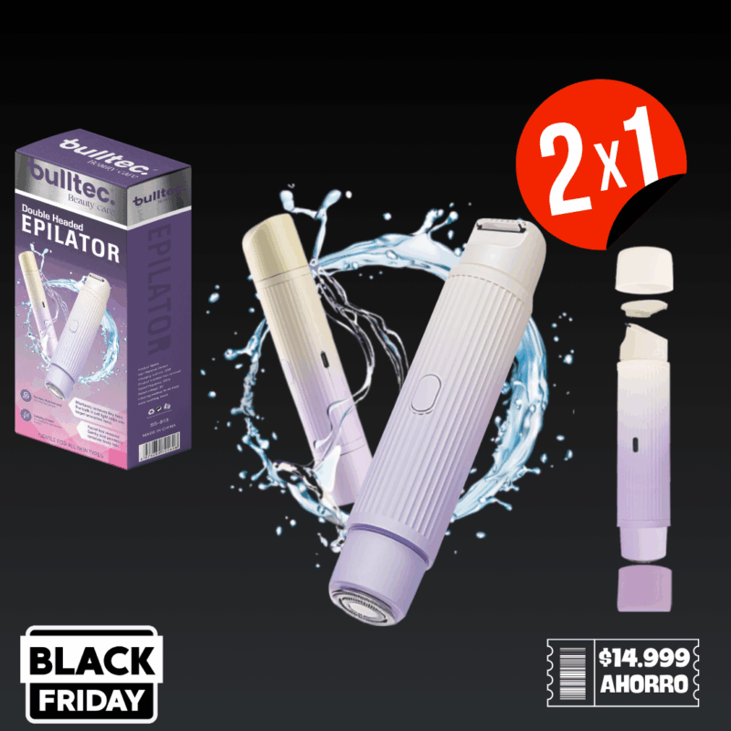 ¡2x1! Depiladora Electrica Doble Punta EPILATOR BULLTEC