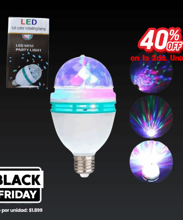 x2 Foco Led Mini Party Ligth LR47. (2da Unidad -40% OFF)