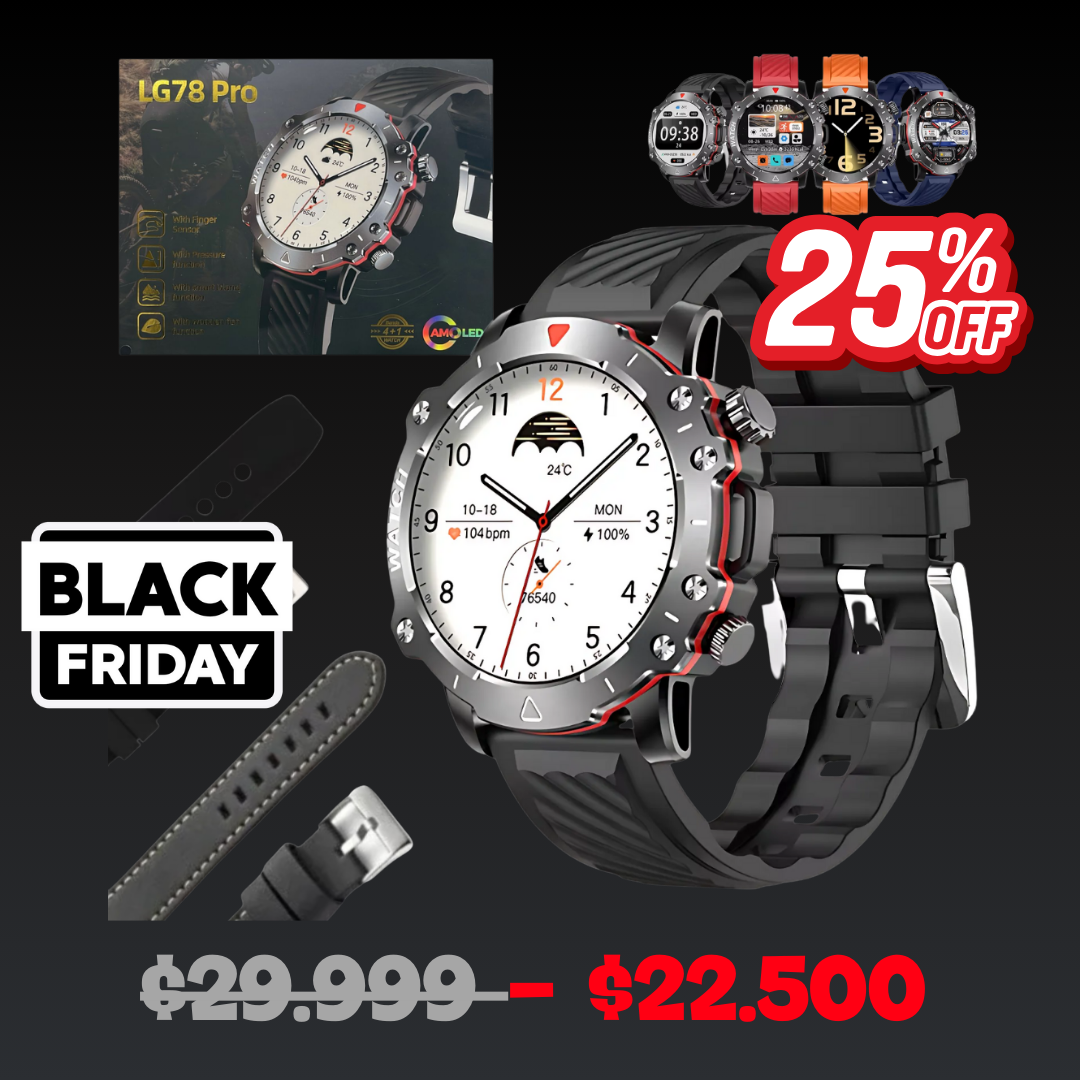 Reloj Smartwatch 4 en 1 Circular LG78 PRO Reloj Smartwatch 4 en 1 Circular LG78 PRO